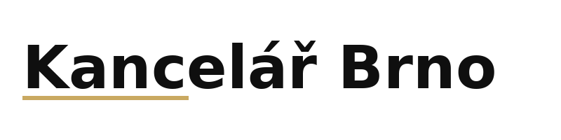 Kancelář Brno logo