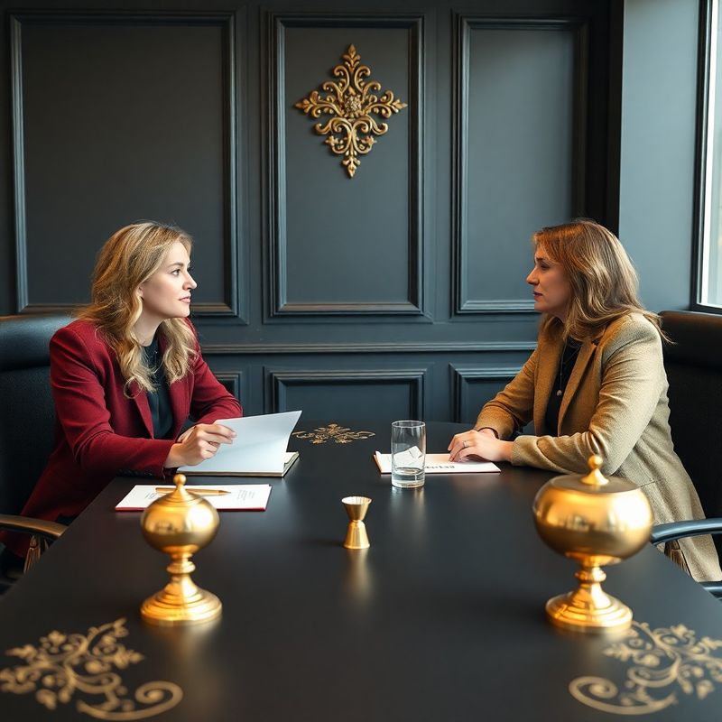 Osobní mentoringová schůzka u pracovního stolu